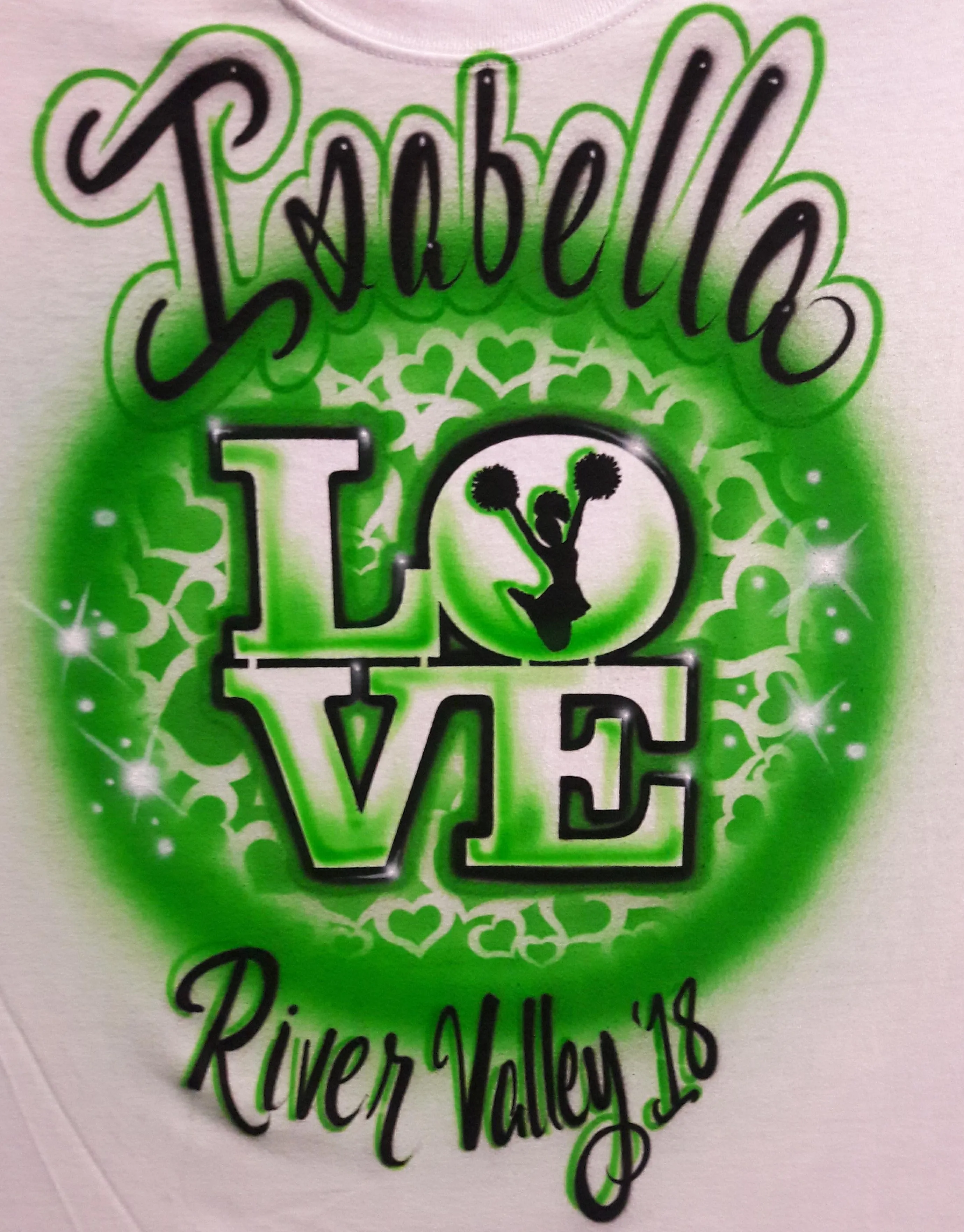 15 Cheerleader Designs - Airbrush Custom art stencil T-shirt Pack arts crafts cheer clipart