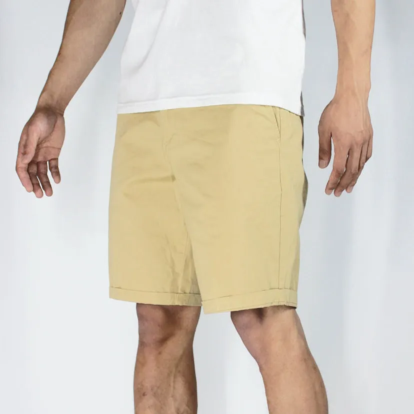 8.5" Men's Cotton Spandex Stretch Chino Shorts - Salvador
