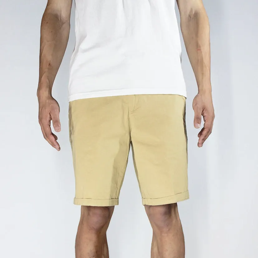 8.5" Men's Cotton Spandex Stretch Chino Shorts - Salvador