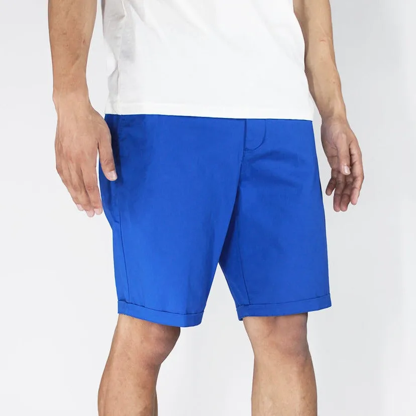 8.5" Men's Cotton Spandex Stretch Chino Shorts - Salvador