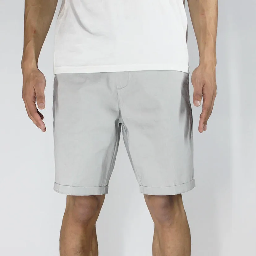 8.5" Men's Cotton Spandex Stretch Chino Shorts - Salvador
