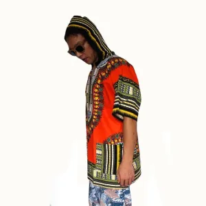 African Print Dashiki Fabric Hood 100% Cotton