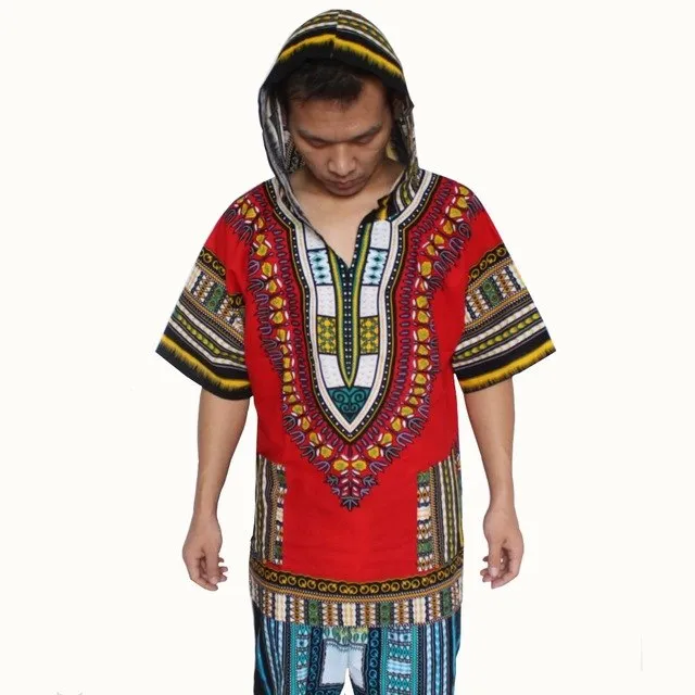 African Print Dashiki Fabric Hood 100% Cotton