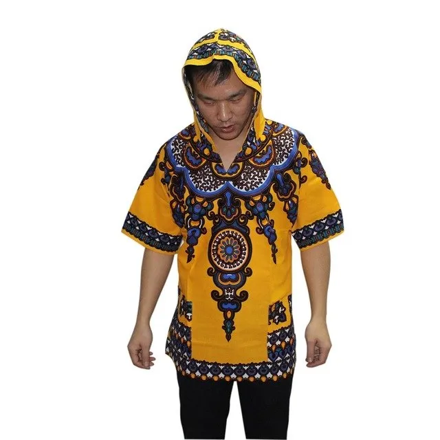 African Print Dashiki Fabric Hood 100% Cotton