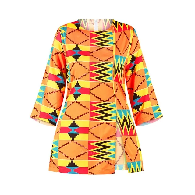 African Women Clothes Bazin Riche Dashiki T Shirt Traditional Print Clothing Vestido Africa Ankara Style Tops Fashion Blouse Tee