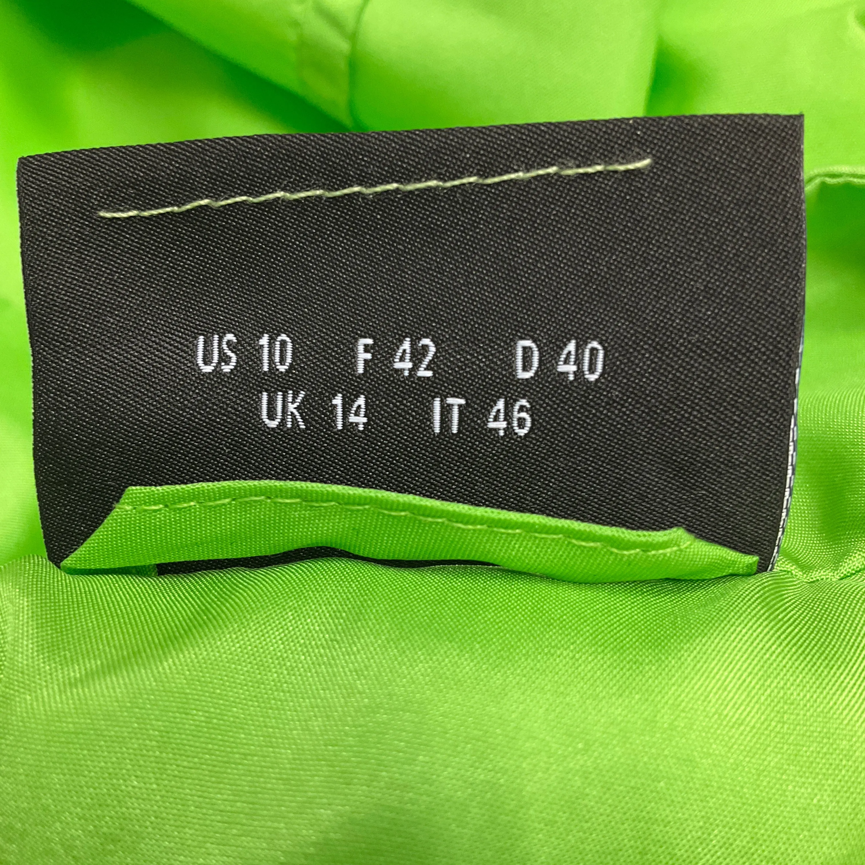 Akris Lime Green Zip-Front Silk Jacket