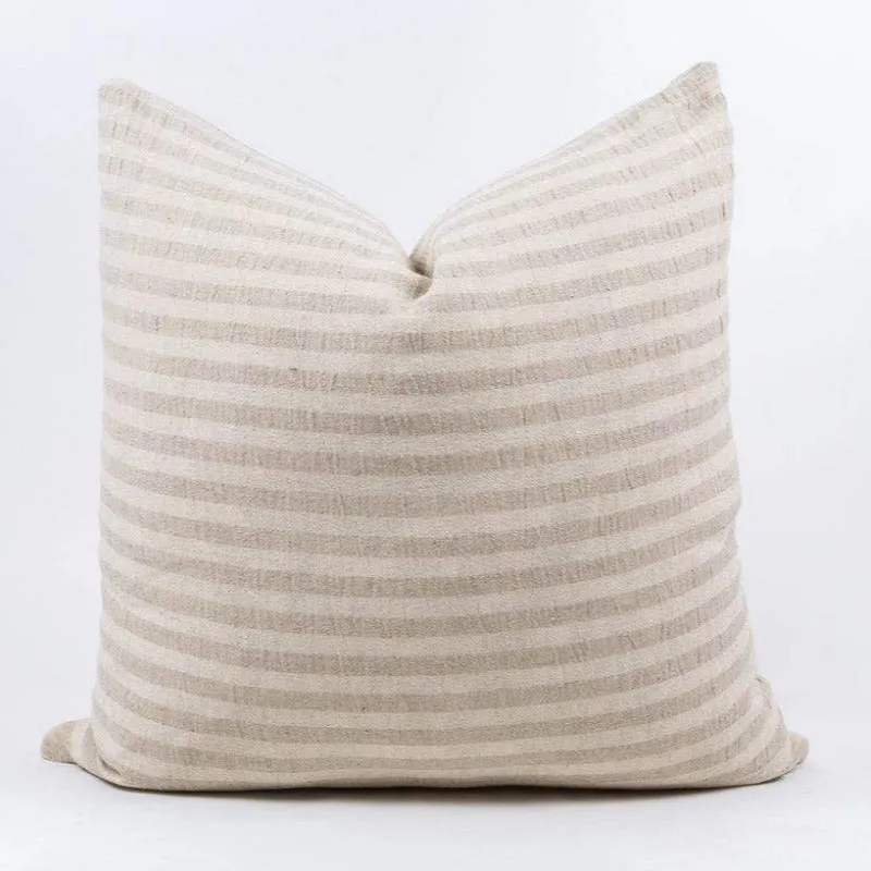 Ang Cream Stripe Pillow