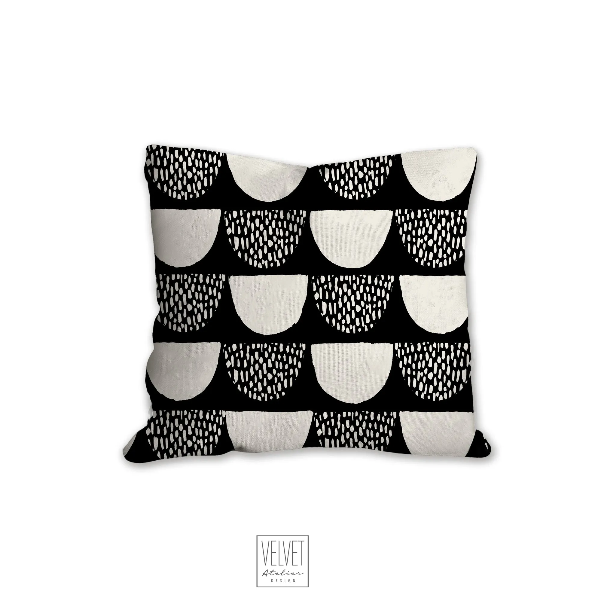 Arches and spots pillow