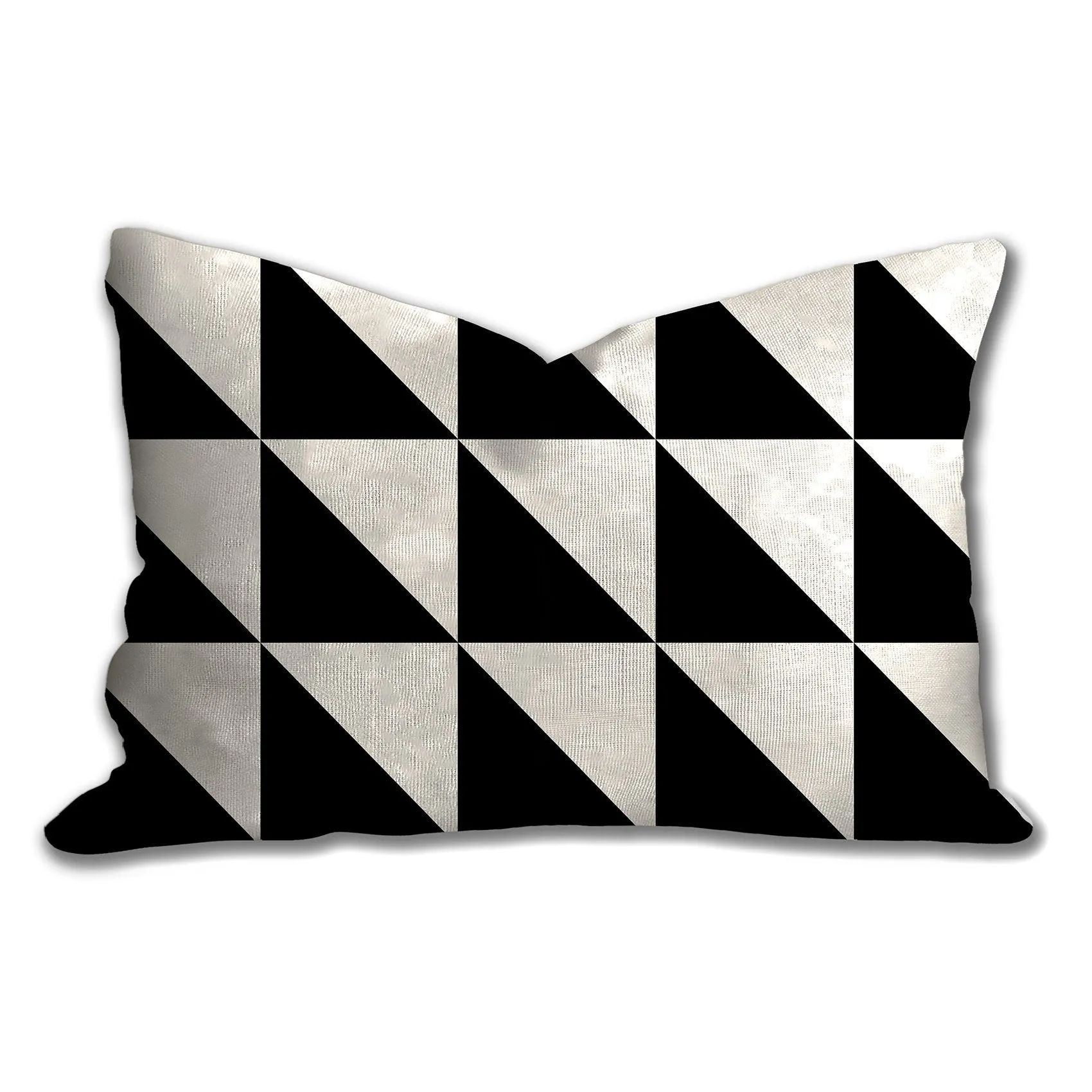 Black and white Geometric throw pillow, bold, modern pillow, Interior decor, home decor, pillow cover and insert, accent pillow, insert