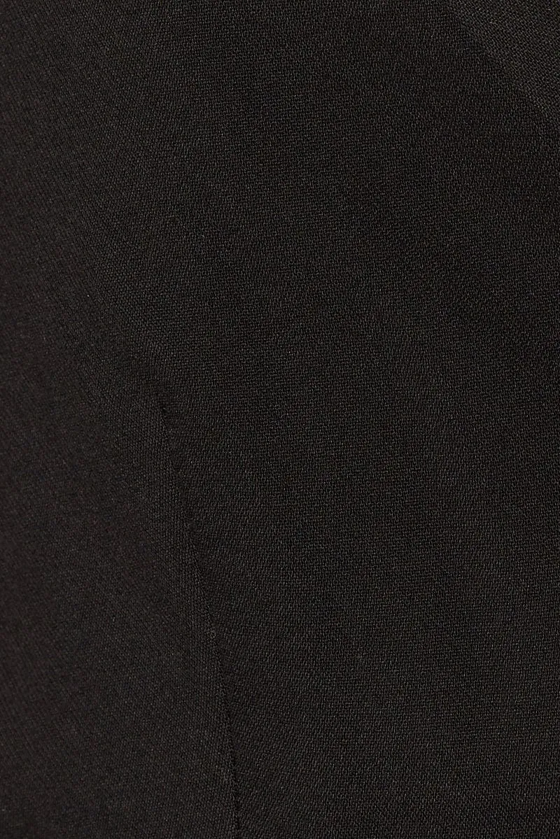 Black Crop Blazer Jacket