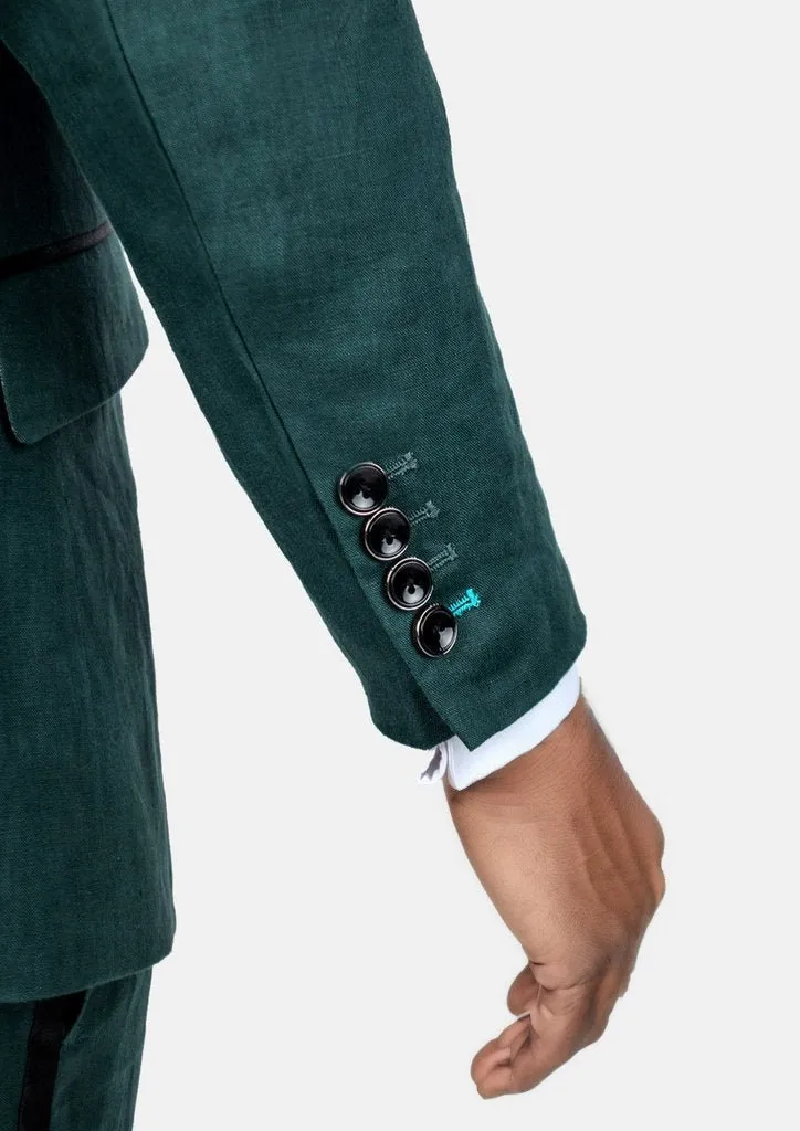 Bond Phthalo Green Linen Tuxedo