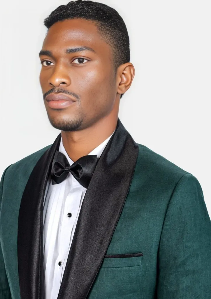 Bond Phthalo Green Linen Tuxedo