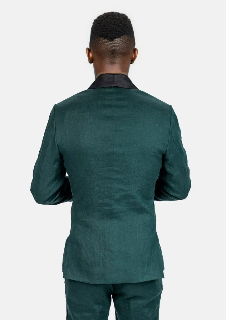 Bond Phthalo Green Linen Tuxedo