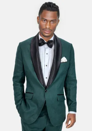 Bond Phthalo Green Linen Tuxedo