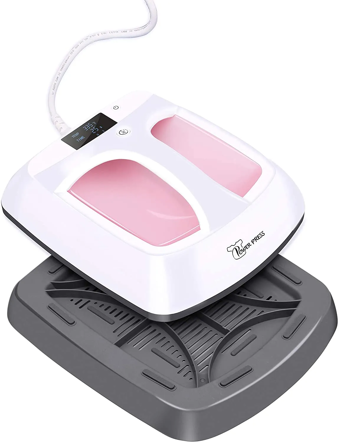 Brand new PowerPress HPM-0000-PK Heat Press Machine Portable-Pink，12"x10", Retails $192 W/Tax!