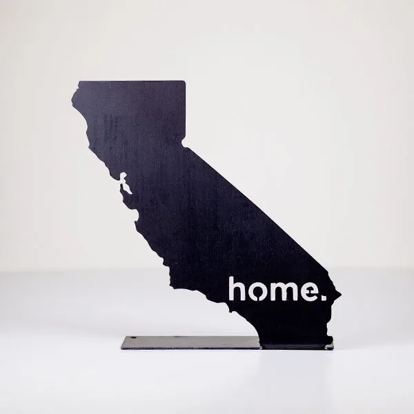CALIFORNIA HOME STEEL SIGN