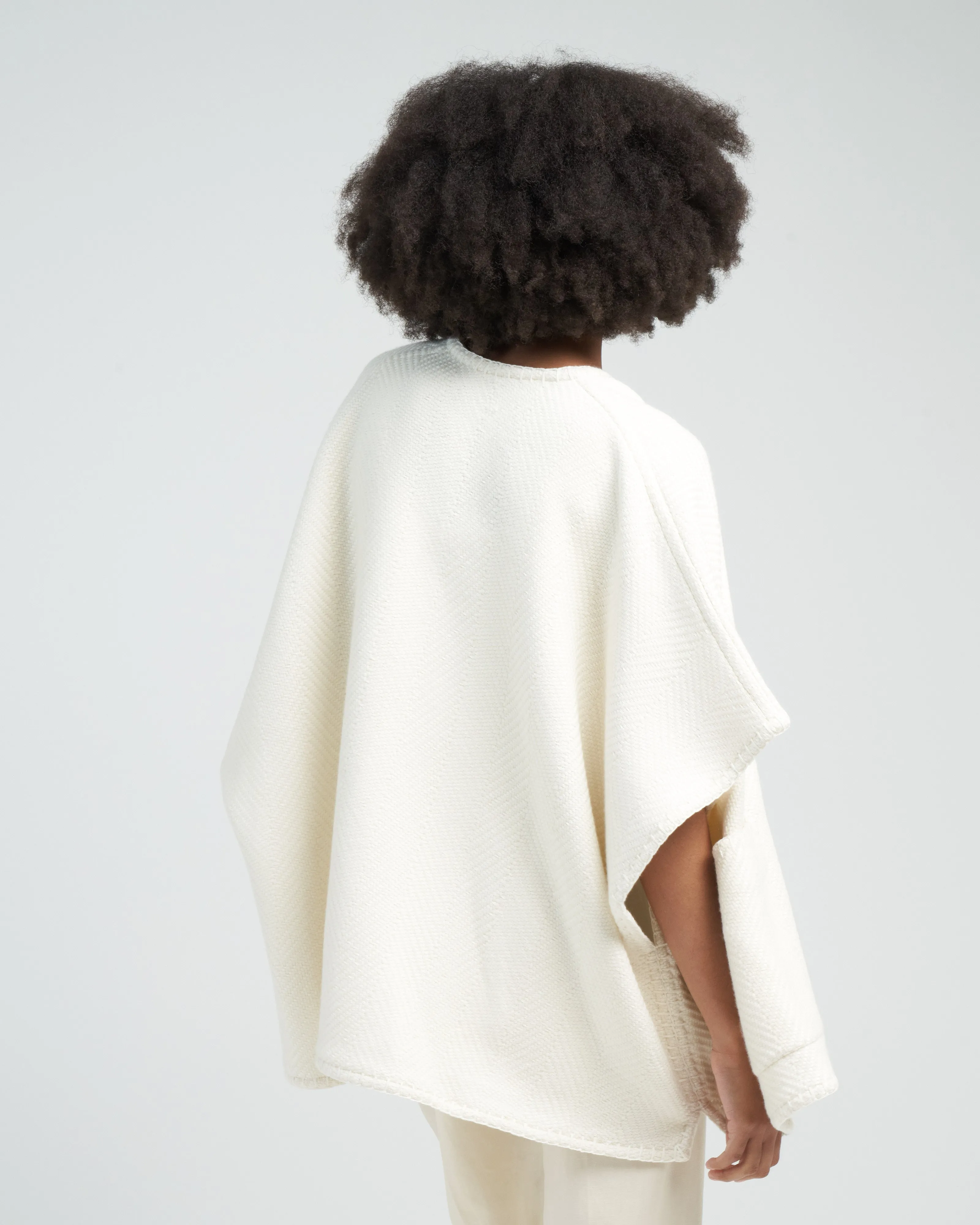 cami poncho - cream