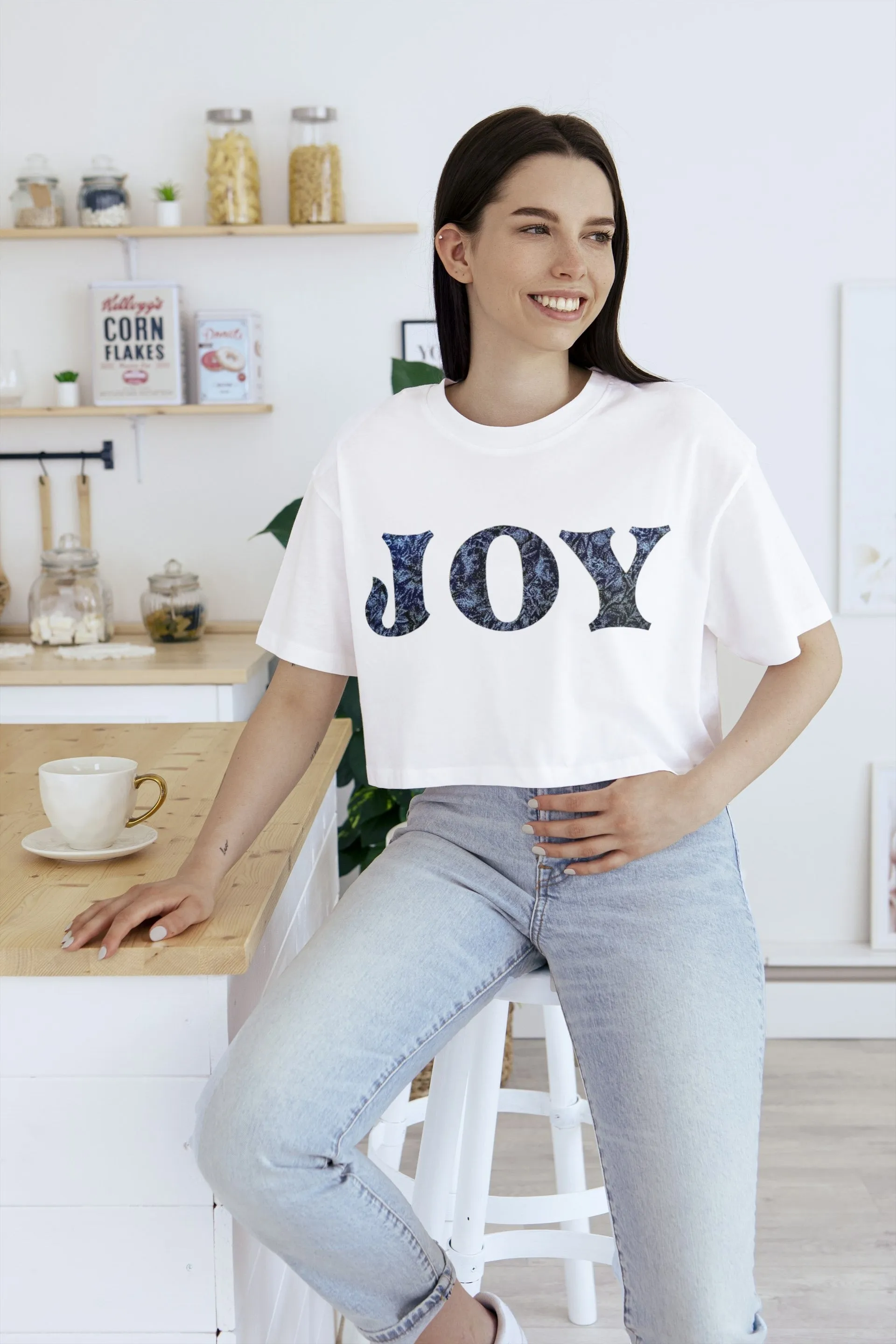 Christmas Fused Applique Word - JOY
