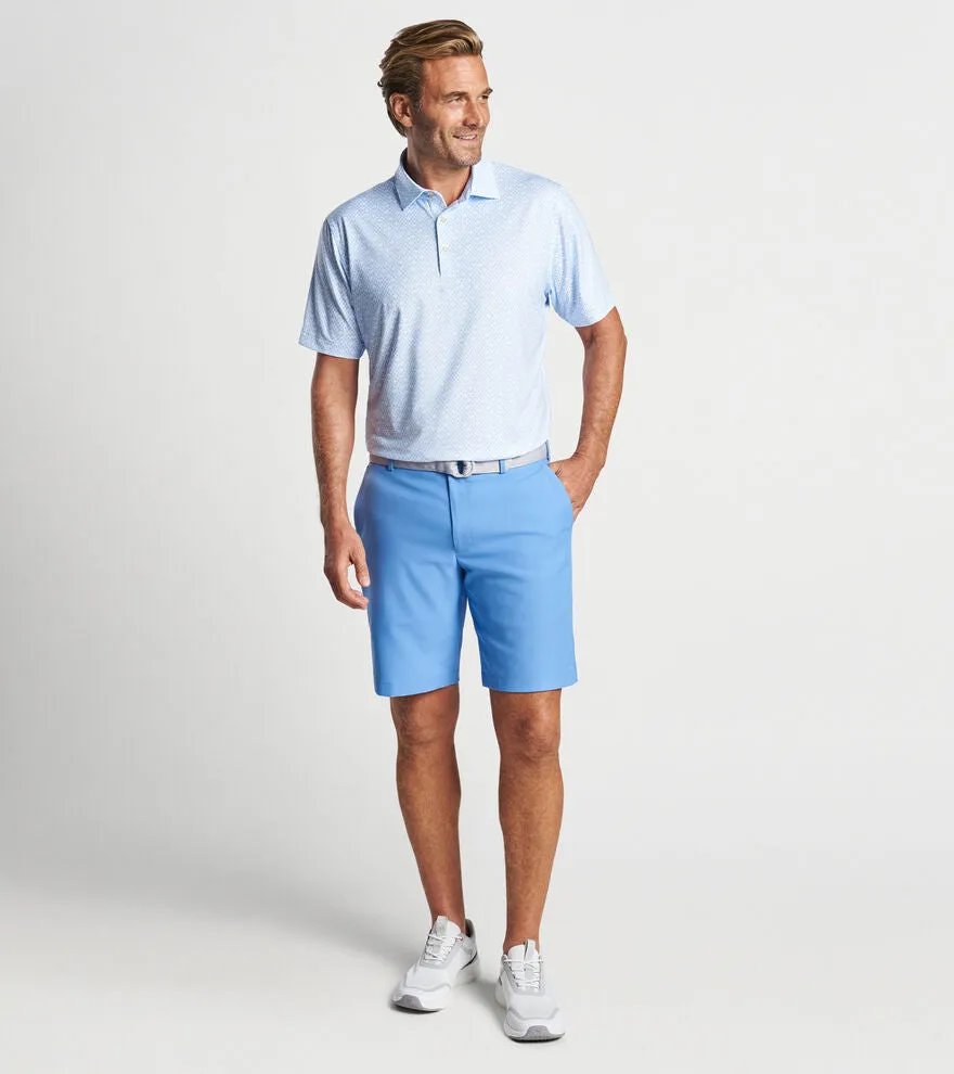 Corkscrew Performance Jersey Polo in White