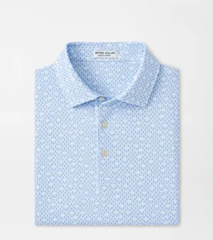 Corkscrew Performance Jersey Polo in White