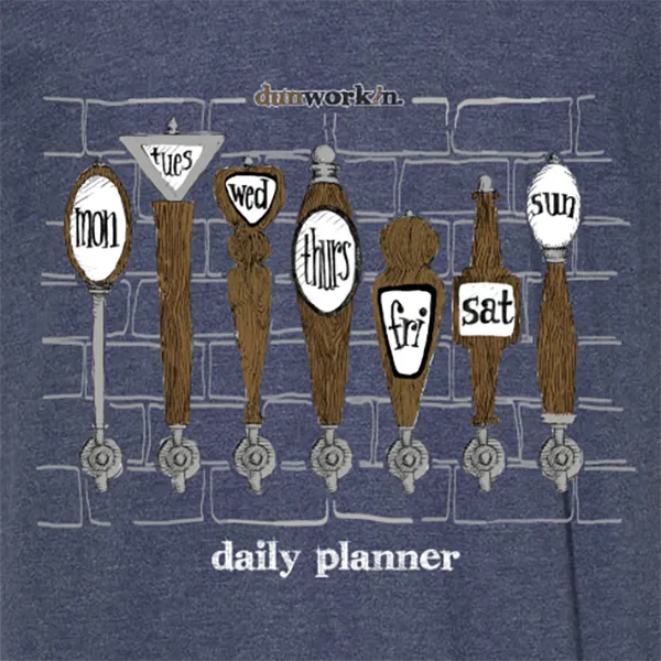 Daily Planner Unisex Lightweight Cotton/Poly Blend SS Tee