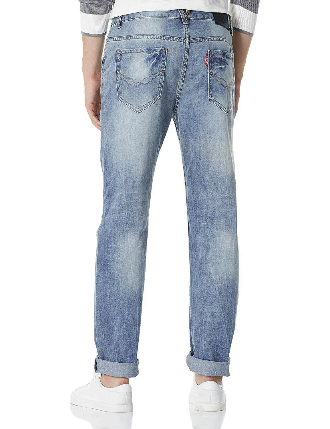 Demon&Hunter 802 Series Men's Straight Leg Regular Fit Jeans UPC：797698831213