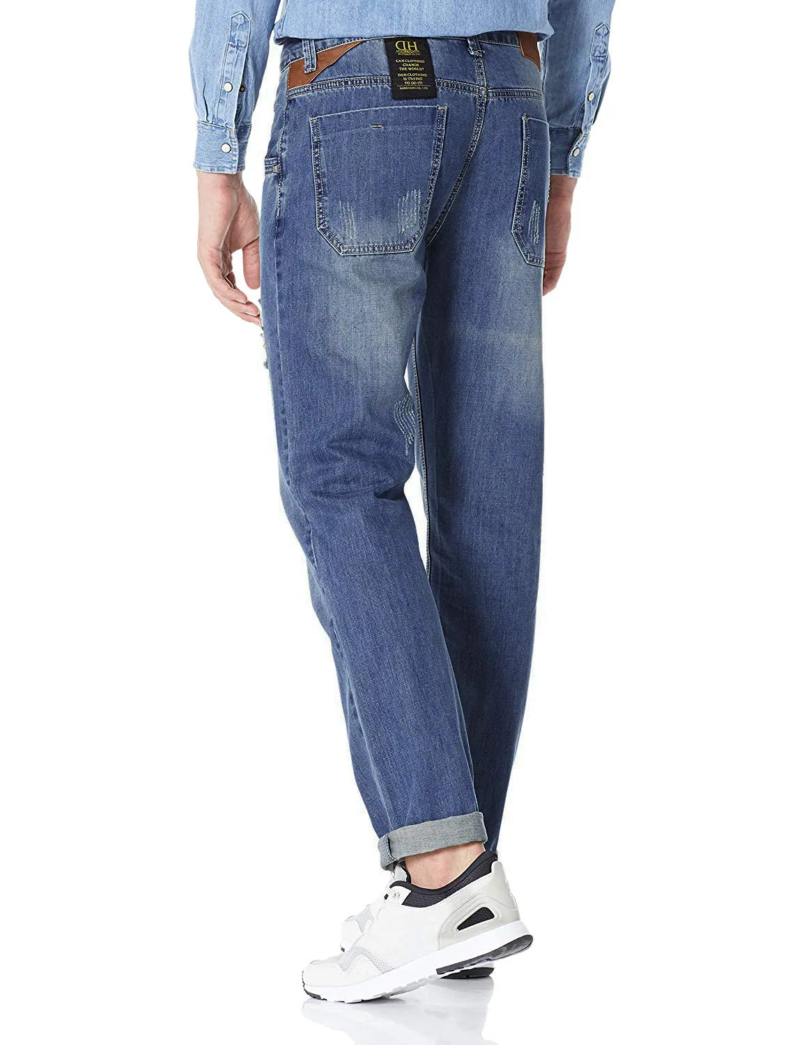 Demon&Hunter 802 Series Men's Straight Leg Regular Fit Jeans UPC：797698831213