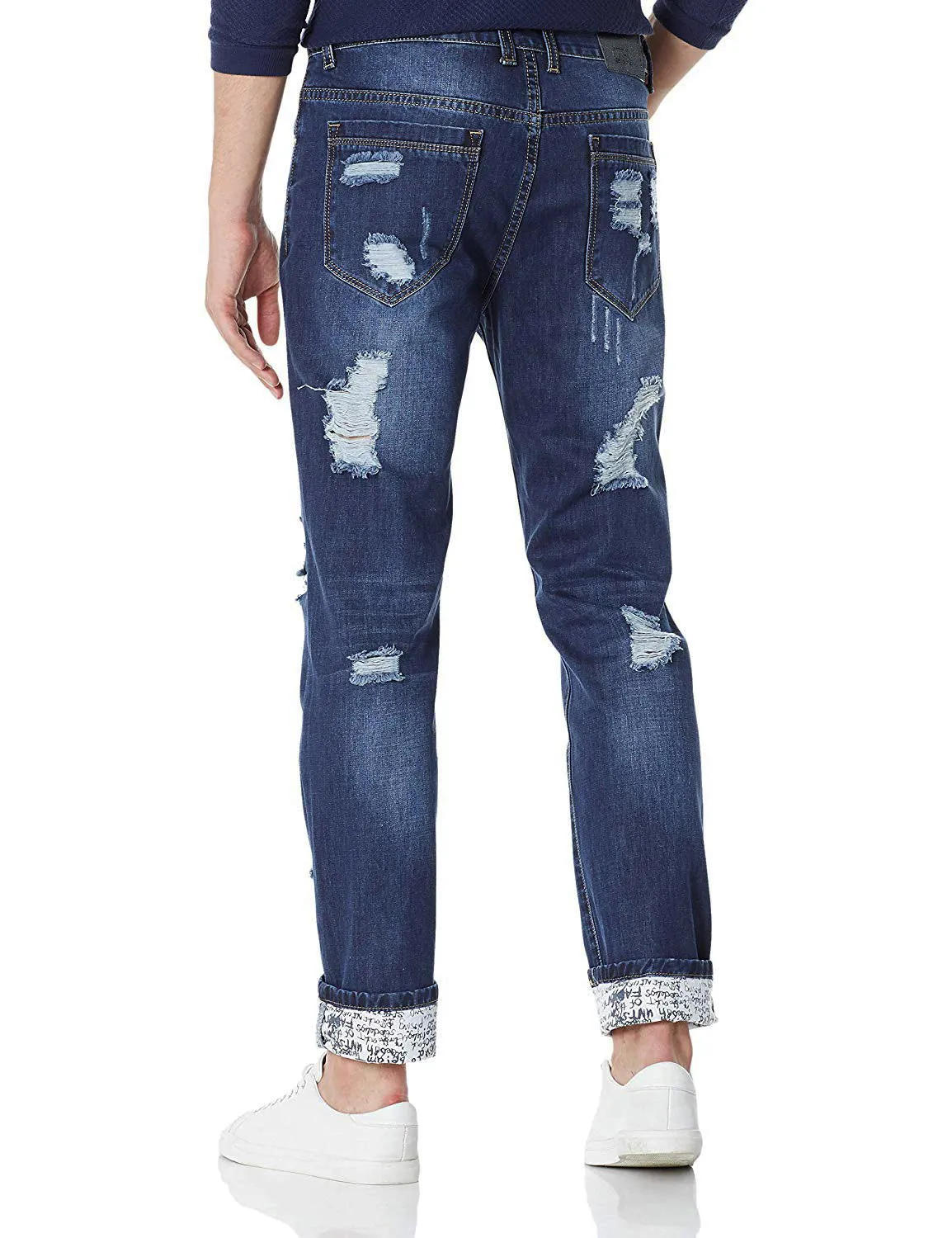 Demon&Hunter 802 Series Men's Straight Leg Regular Fit Jeans UPC：797698831213