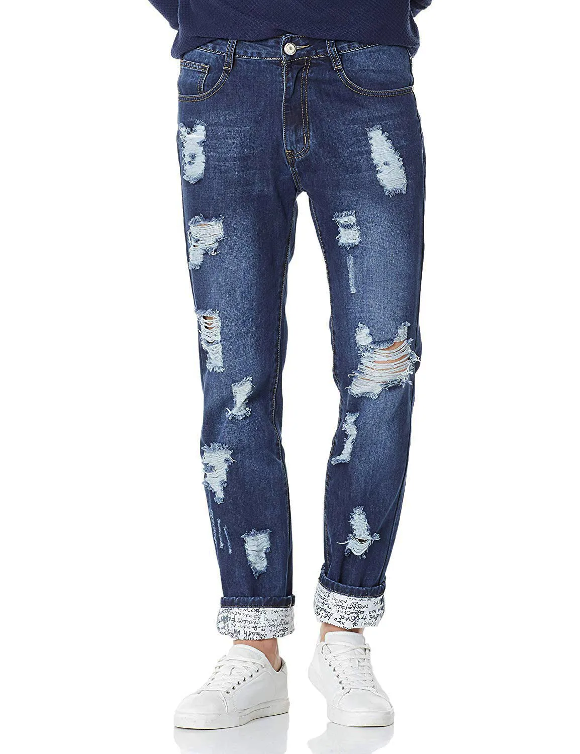 Demon&Hunter 802 Series Men's Straight Leg Regular Fit Jeans UPC：797698831213