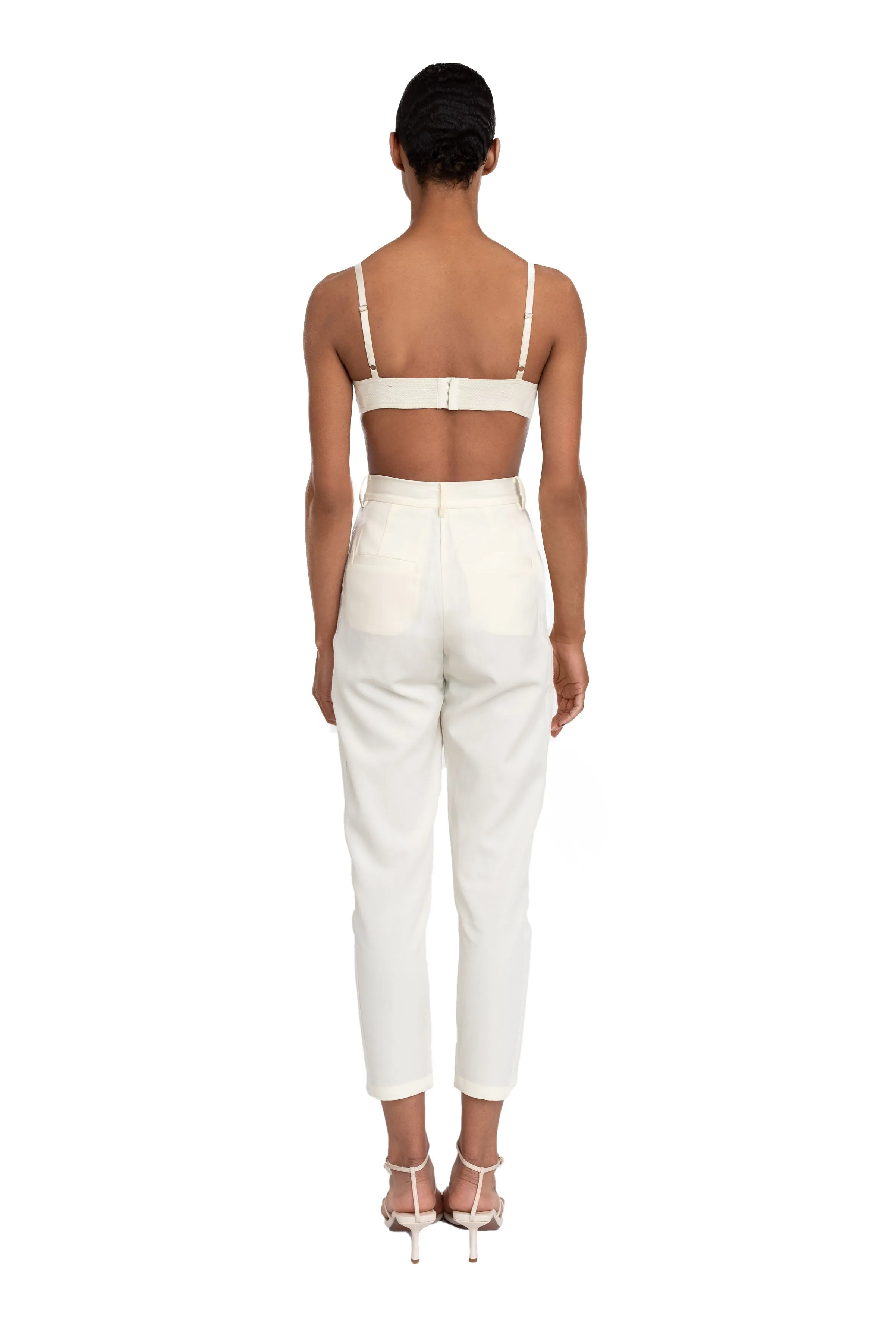 Denim Strip Trousers