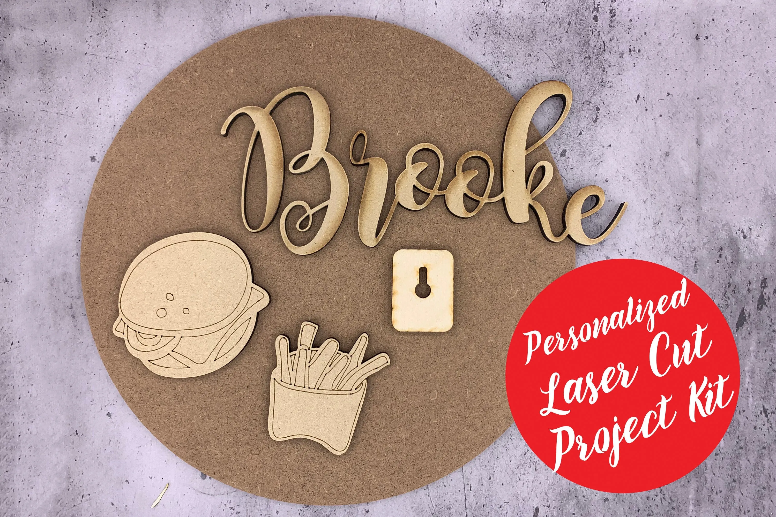 DIY Project Kit Name Round
