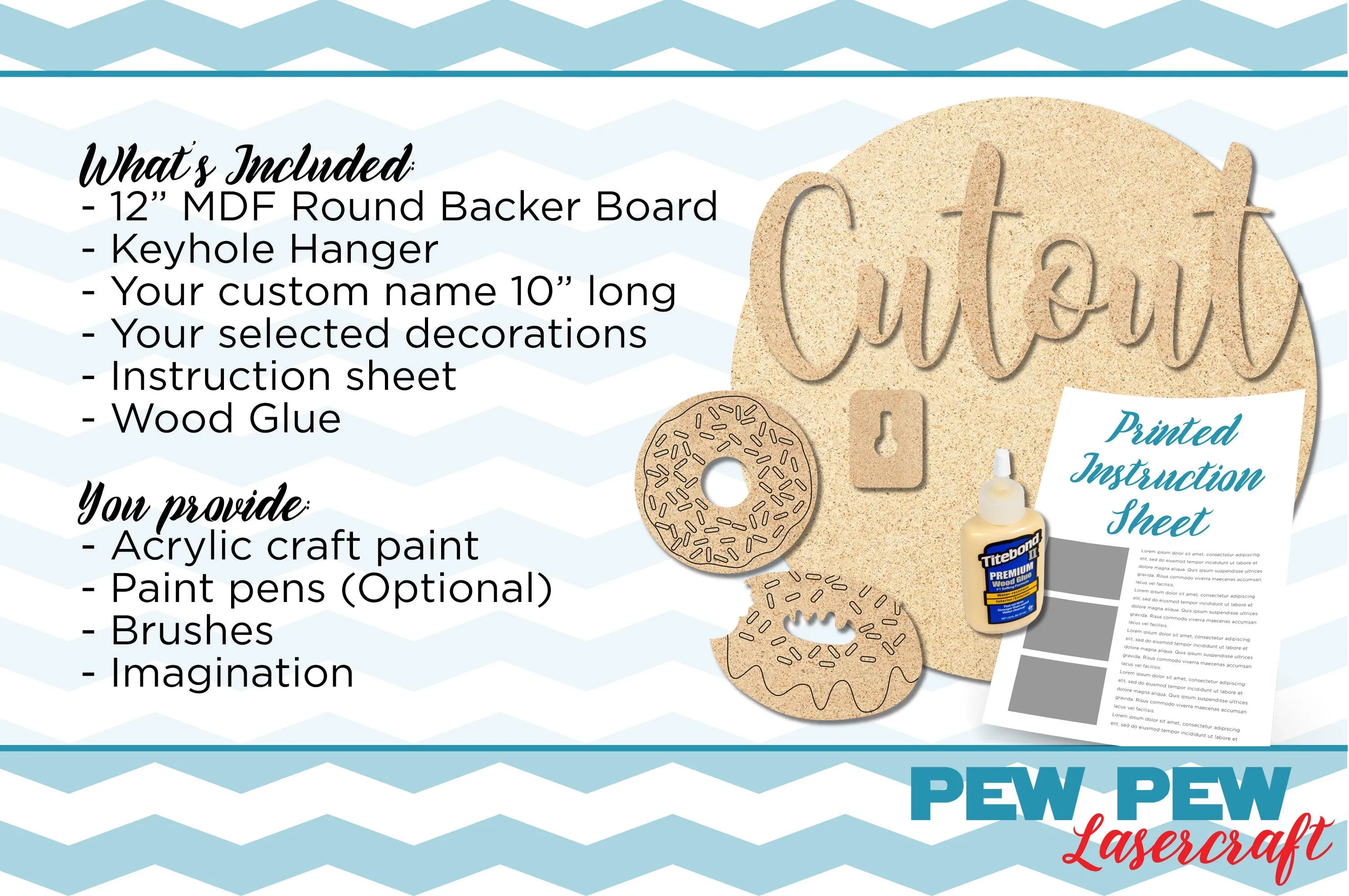 DIY Project Kit Name Round