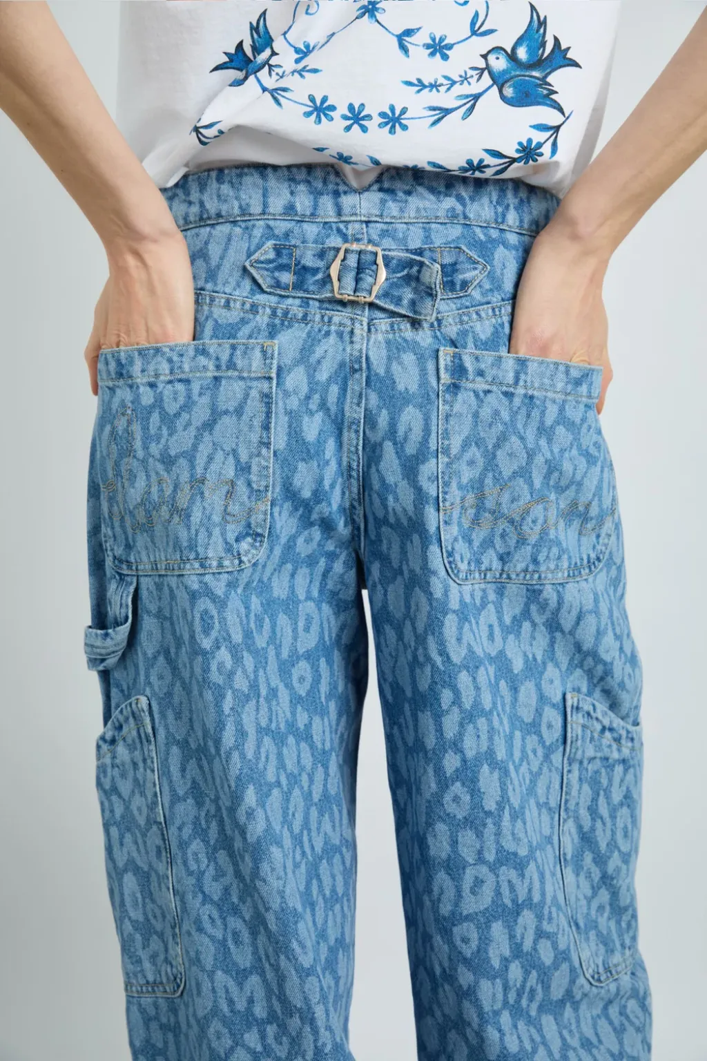 Drew Jeans - Leopard Laser