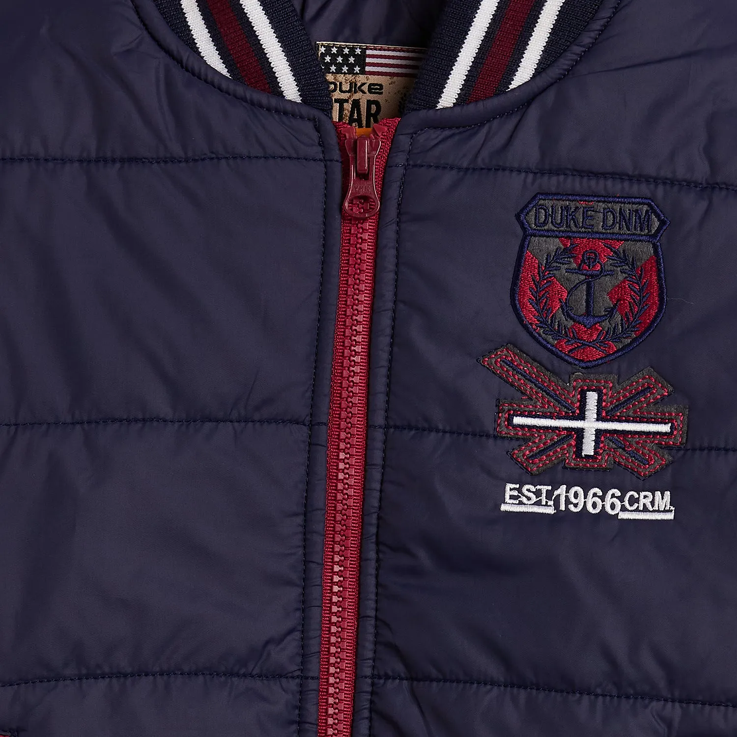 Duke Stardust Boys Full Sleeve Colorblock Jacket (SDZ1183)