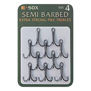E-Sox Extra Strong Pike Trebles