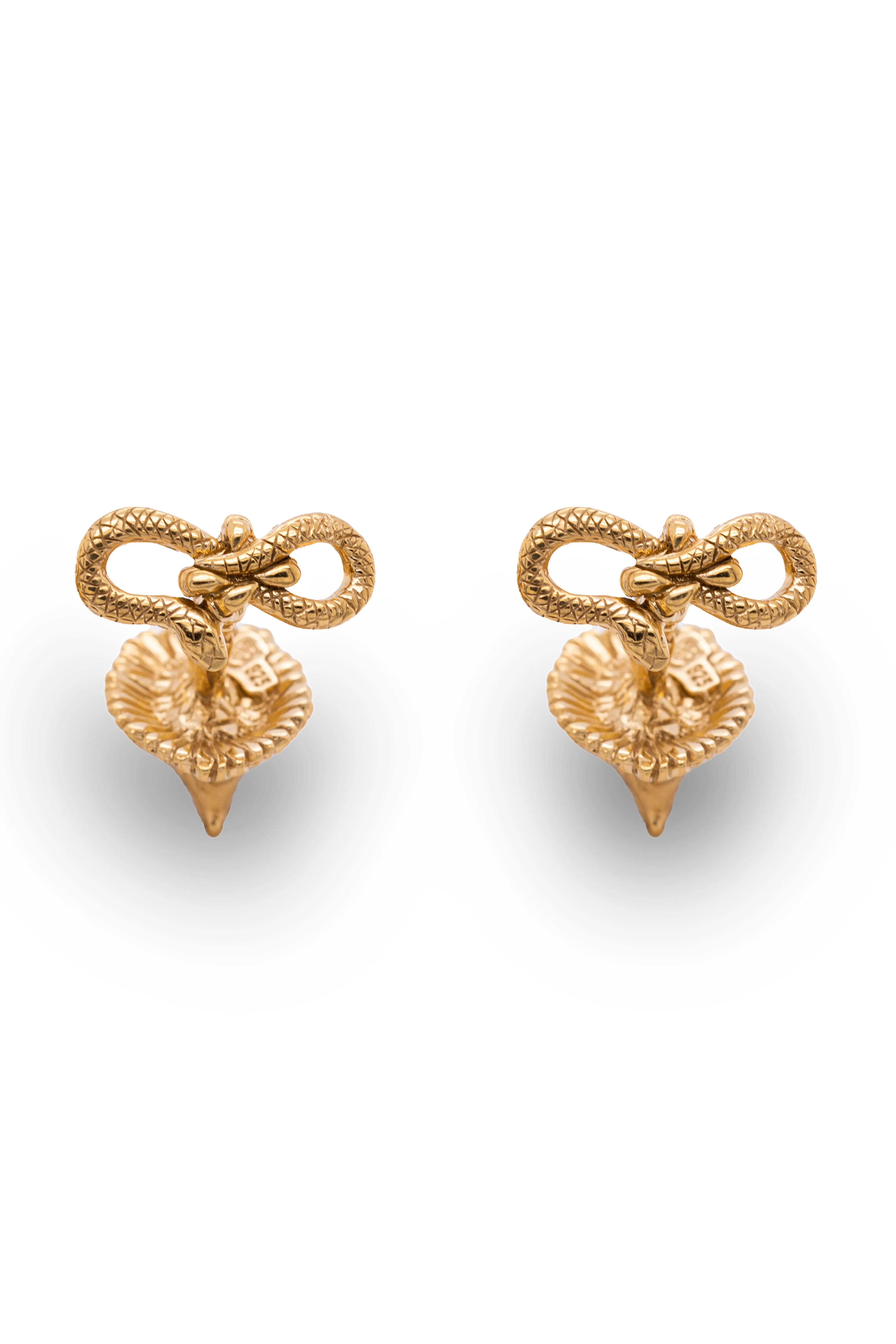 Eagle & Snake Yellow Gold Vermeil Cufflinks
