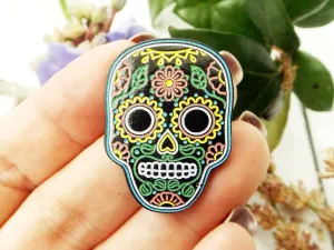 Enamel Pin | Sugar Skull