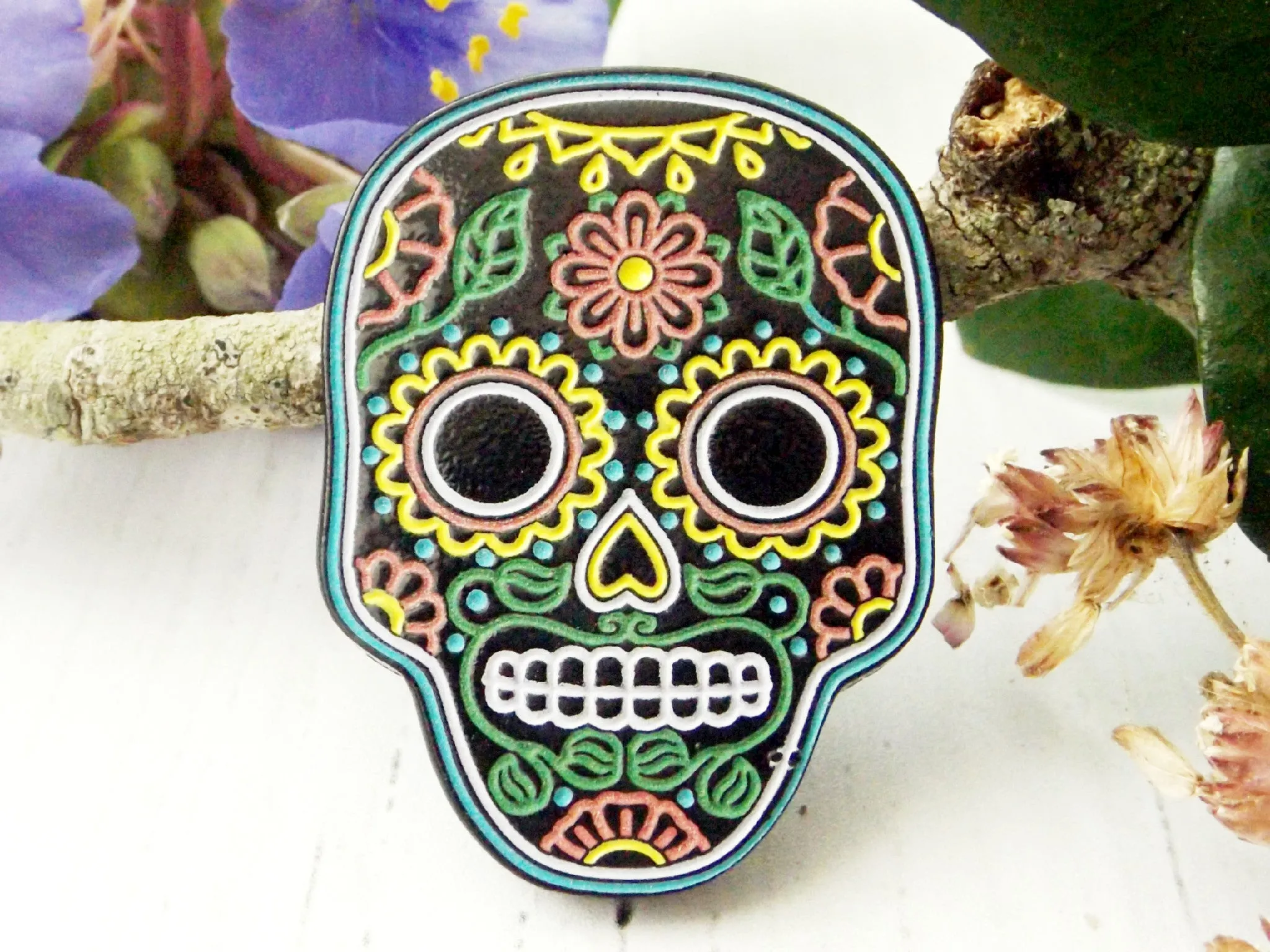 Enamel Pin | Sugar Skull