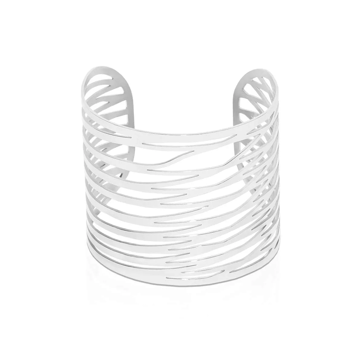 Energy | Silver | Laser Cut Cuff
