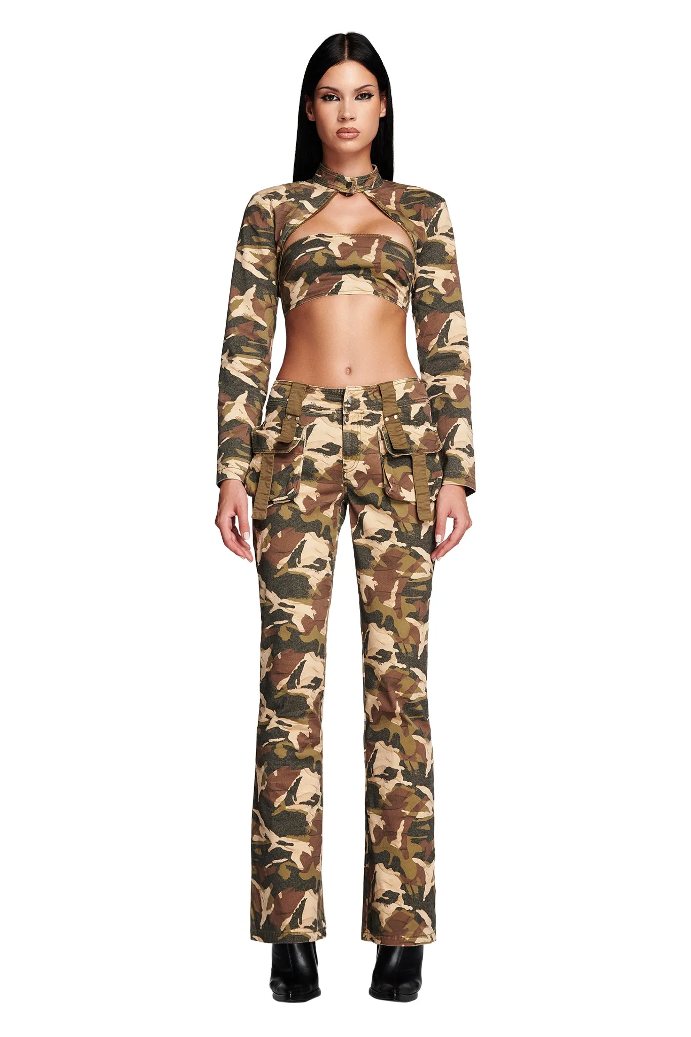 EYDIS PANT - GREEN : CAMOUFLAGE