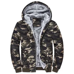 FLEECE LINED HOODED JACKET