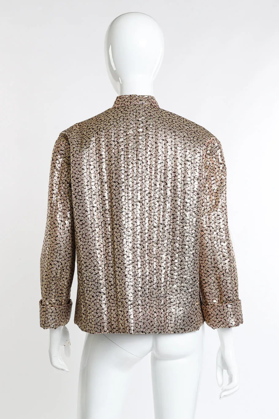Floral Lamé Jacket