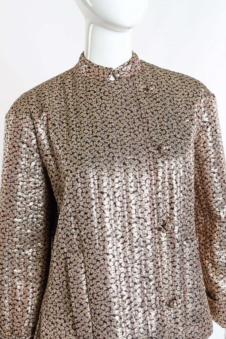 Floral Lamé Jacket