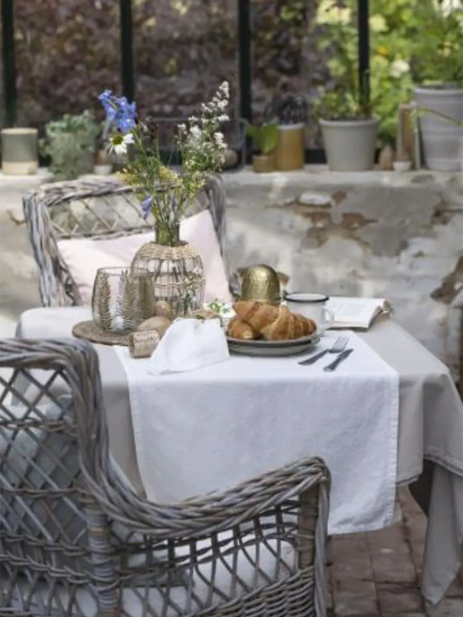 Freja Linen/Cotton Napkin - Butter Cream