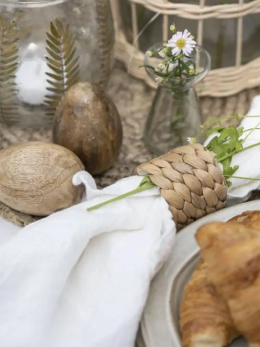 Freja Linen/Cotton Napkin - Butter Cream
