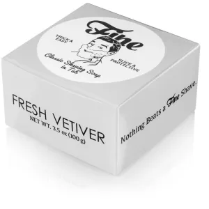Fresh Vetiver Classic Shaving Soap in Tub | Fine Accoutrements