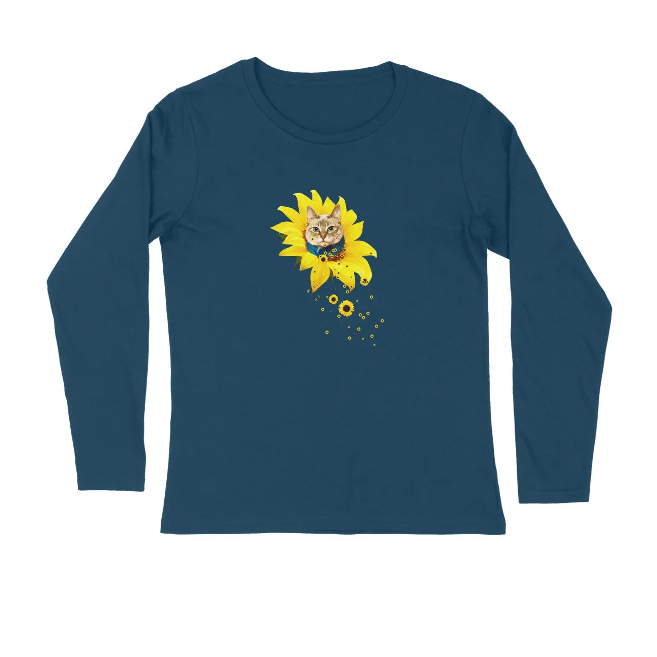 Full Sleeves Round Neck (Men) - A Meowment Of Sunshine (7 Colours)