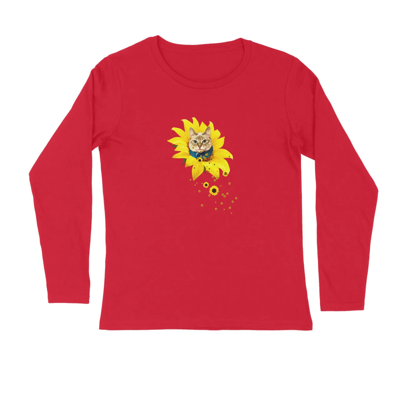 Full Sleeves Round Neck (Men) - A Meowment Of Sunshine (7 Colours)