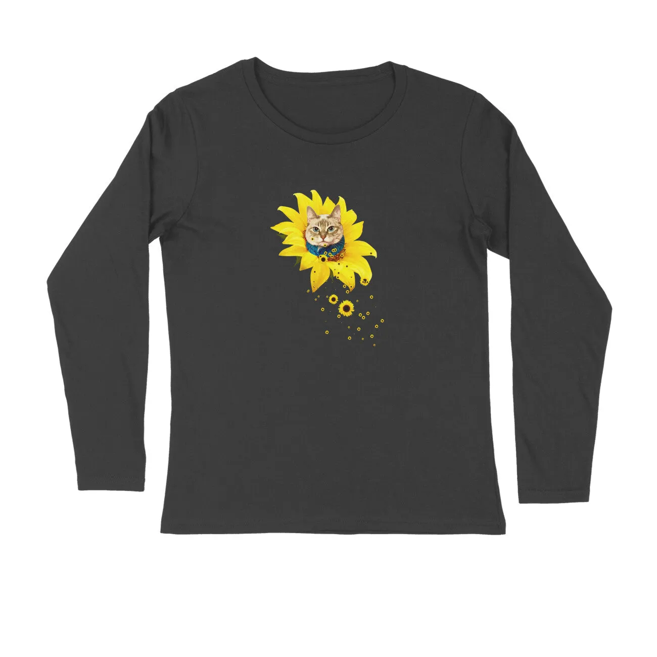 Full Sleeves Round Neck (Men) - A Meowment Of Sunshine (7 Colours)