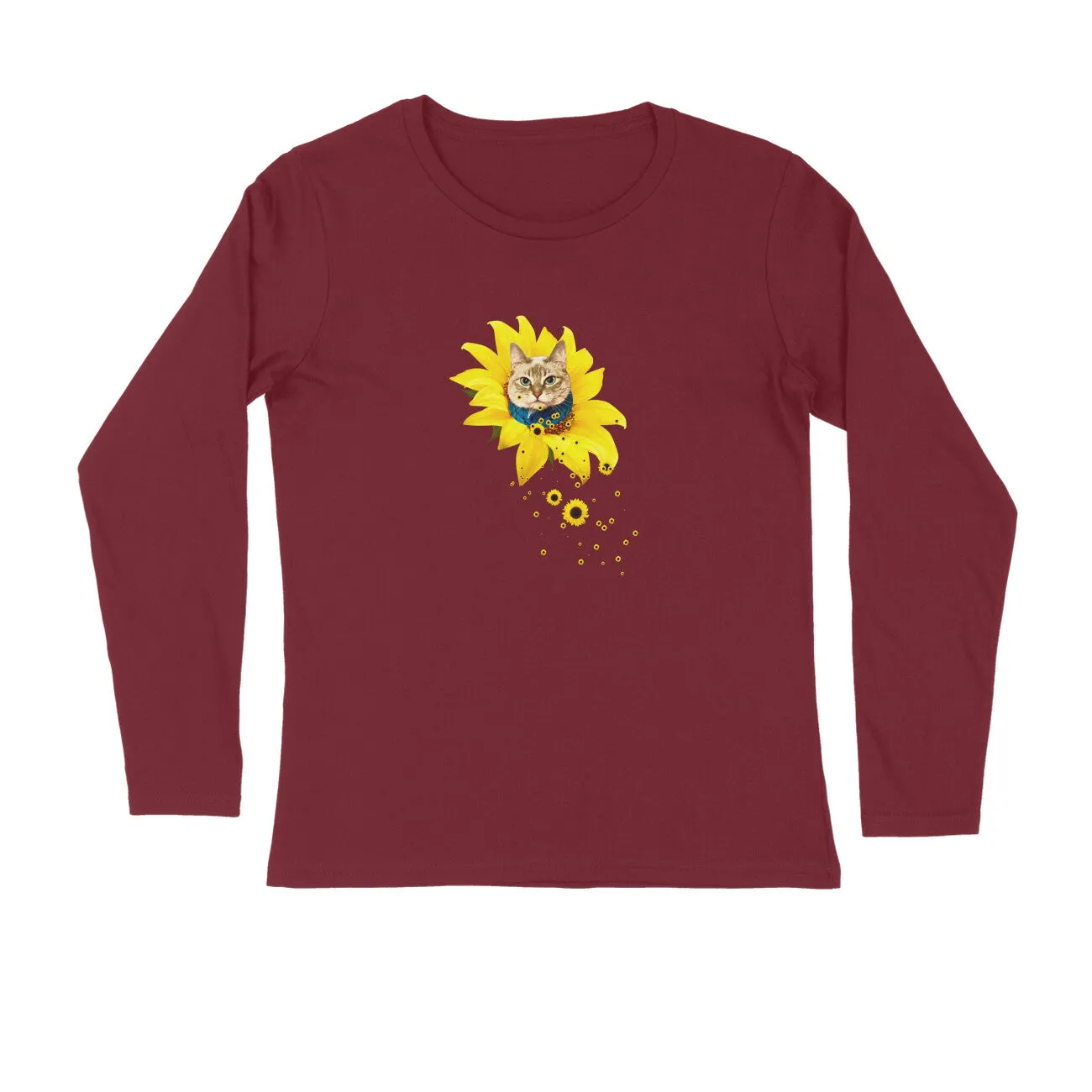 Full Sleeves Round Neck (Men) - A Meowment Of Sunshine (7 Colours)